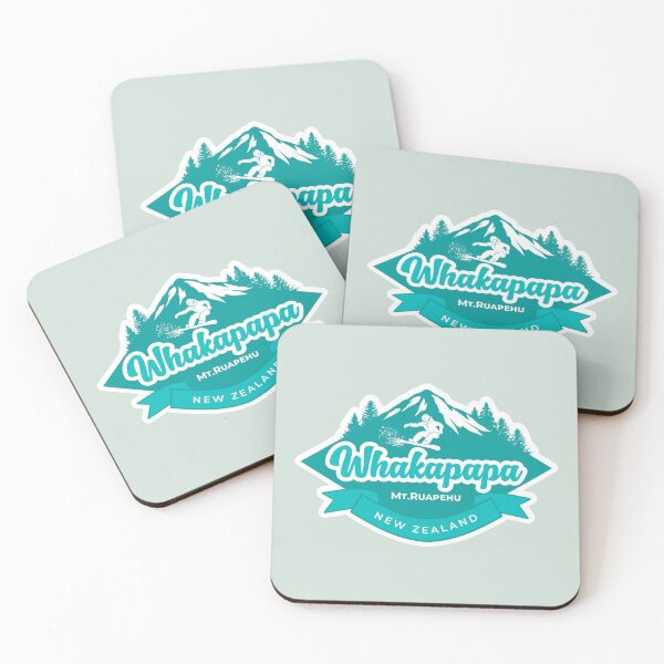 Item preview, Whakapapa Ski field in Green designed and sold by MY NEW ZEALAND.