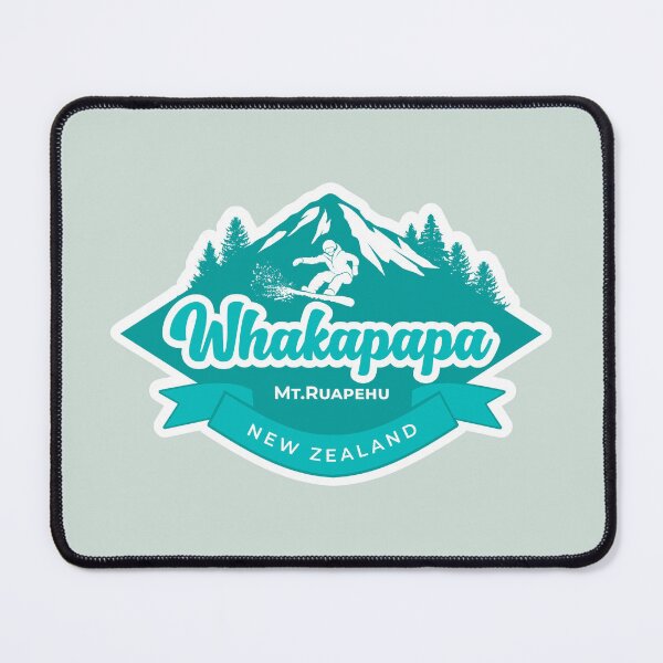 Item preview, Whakapapa Ski field in Green designed and sold by MY NEW ZEALAND.