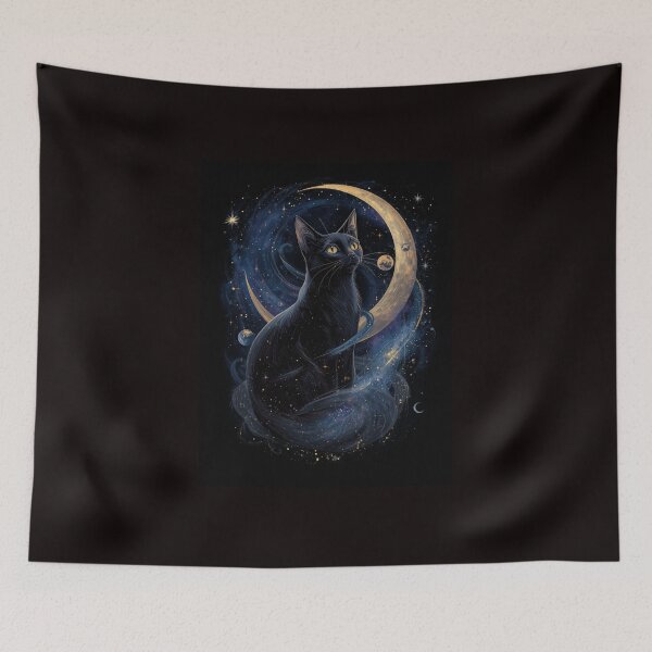 Item preview, ArtCelestialBlackCat designed and sold by Artrendzs.