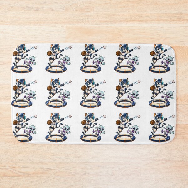 Item preview, Space Cat Alien Baseball Sticker designed and sold by Grafititee.