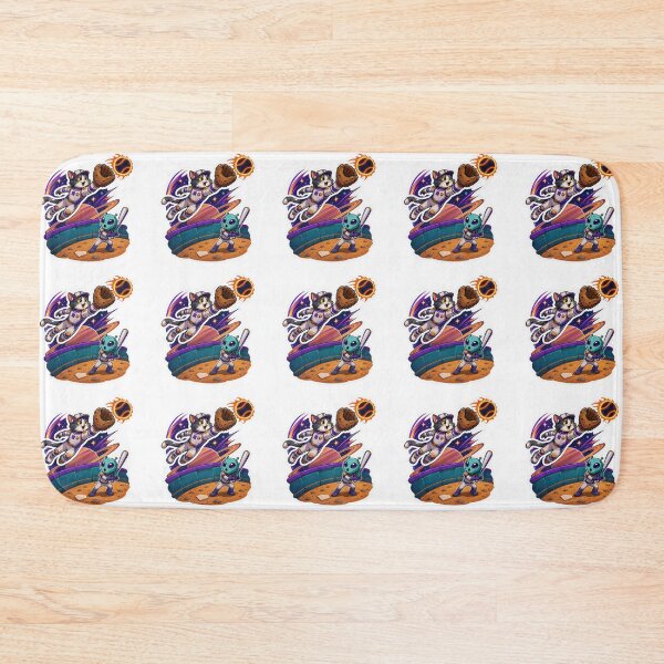 Item preview, Space Cat Alien Baseball Sticker designed and sold by Grafititee.