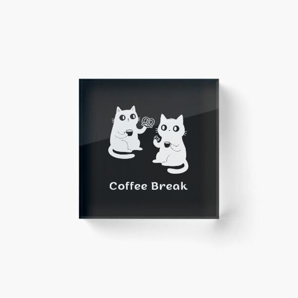 Item preview, Coffee Break | Espresso Yourself Cats | Cats Sharing Coffee designed and sold by ContigoART.