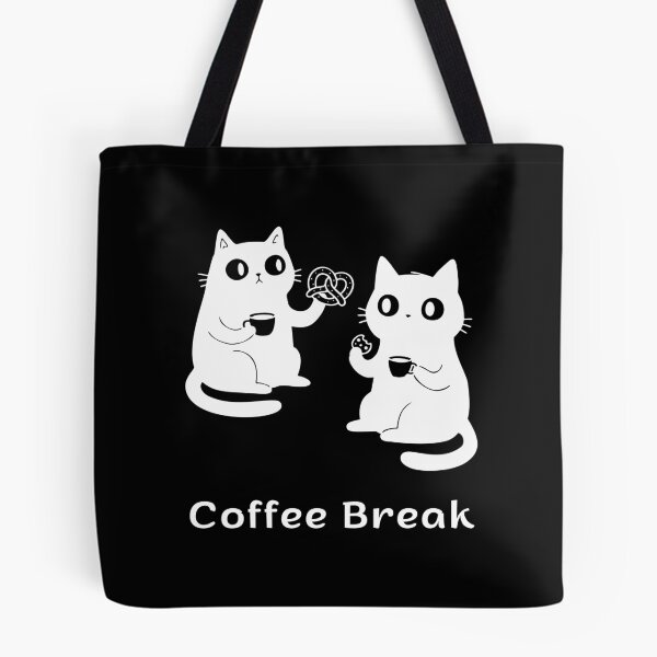 Item preview, Coffee Break | Espresso Yourself Cats | Cats Sharing Coffee designed and sold by ContigoART.