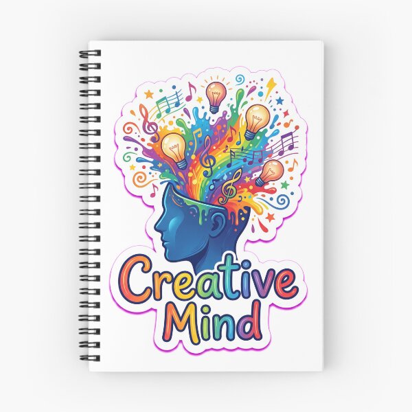 Item preview, Creative Mind Inspirational Creativity Quote | Artist & Student Vinyl Decal designed and sold by MR4me.