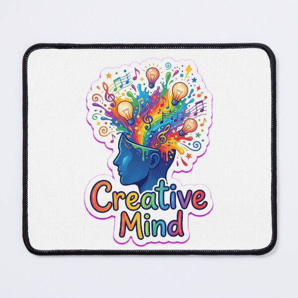 Item preview, Creative Mind Inspirational Creativity Quote | Artist & Student Vinyl Decal designed and sold by MR4me.