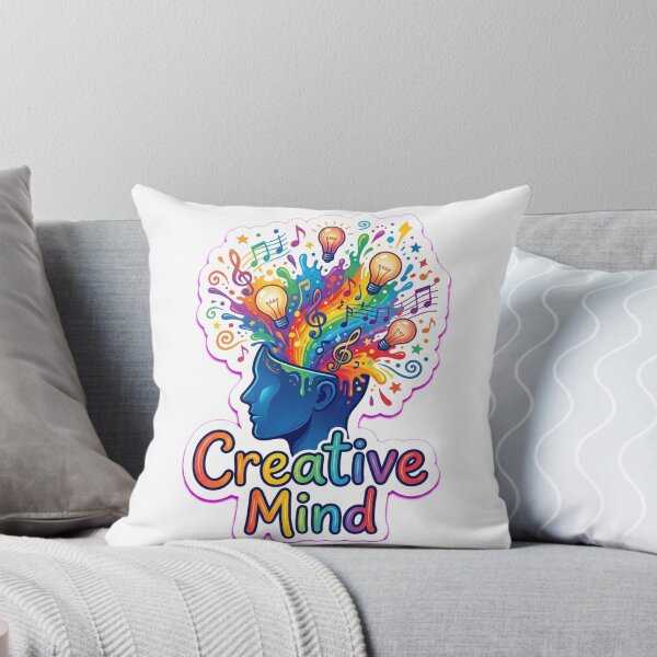Item preview, Creative Mind Inspirational Creativity Quote | Artist & Student Vinyl Decal designed and sold by MR4me.