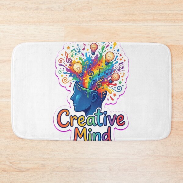 Item preview, Creative Mind Inspirational Creativity Quote | Artist & Student Vinyl Decal designed and sold by MR4me.