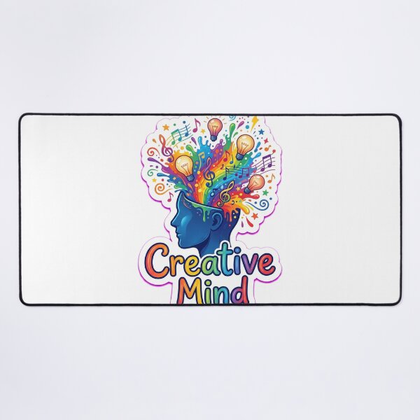 Item preview, Creative Mind Inspirational Creativity Quote | Artist & Student Vinyl Decal designed and sold by MR4me.