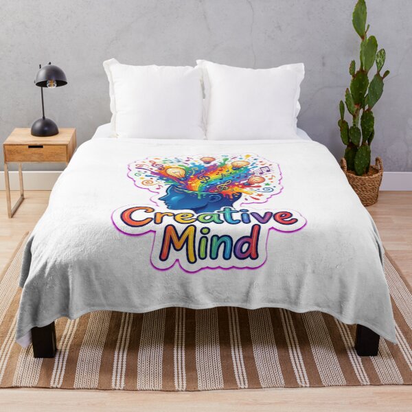 Item preview, Creative Mind Inspirational Creativity Quote | Artist & Student Vinyl Decal designed and sold by MR4me.