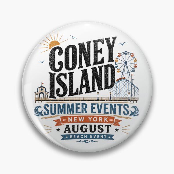 Item preview, Coney Island Summer Events Beach Celebration designed and sold by IRON WINGS /USAF.