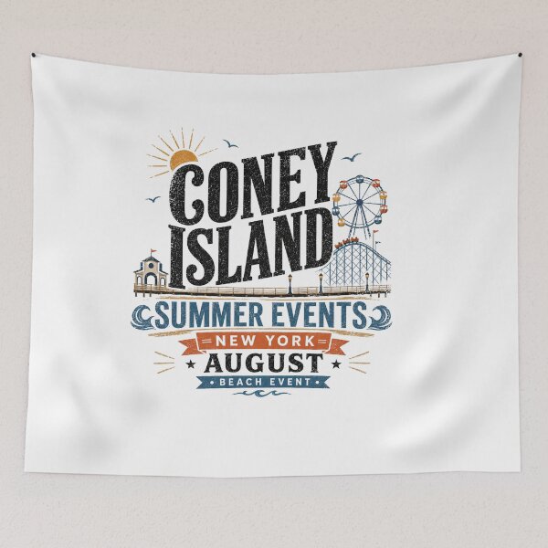 Item preview, Coney Island Summer Events Beach Celebration designed and sold by Combat Skies.