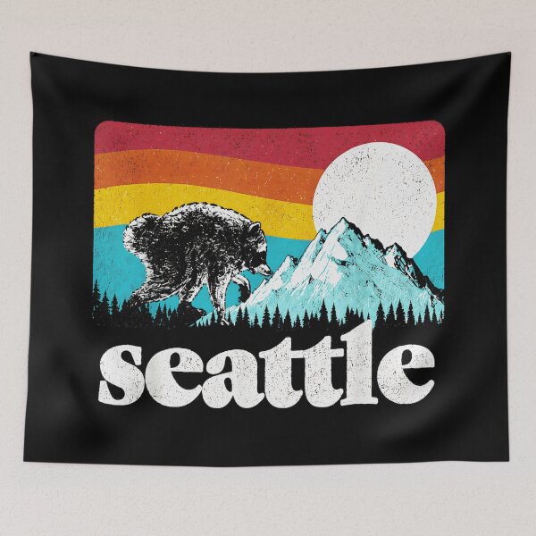 Item preview, Seattle Bear Mountains Pacific Northwest Nature Travel designed and sold by Hugosploosh.