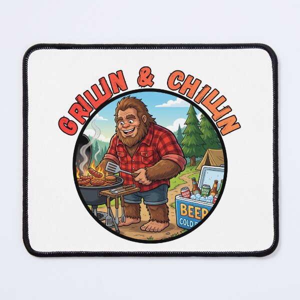Item preview, Bigfoot BBQ - Grillin & Chillin designed and sold by Spank My Yeti.
