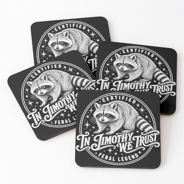Item preview, Certified In Timothy We Trust Feral Legend Raccoon Wildlife designed and sold by Hugosploosh.