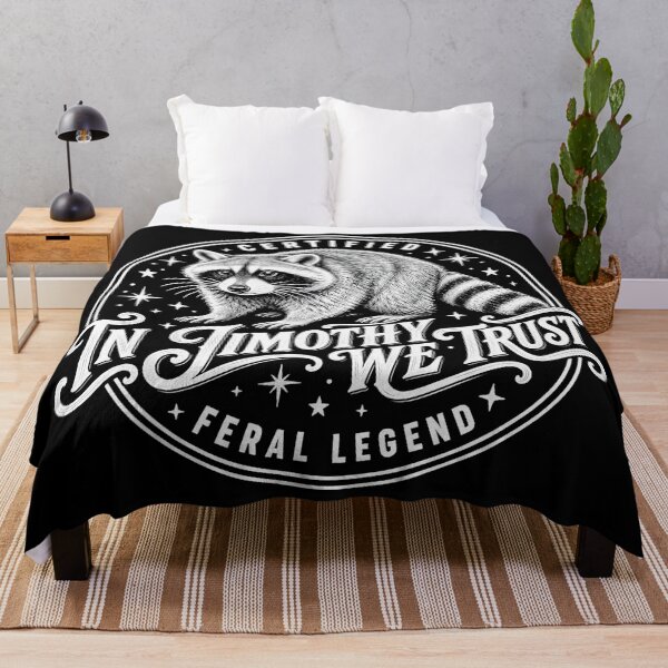 Item preview, Certified In Timothy We Trust Feral Legend Raccoon Wildlife designed and sold by Hugosploosh.