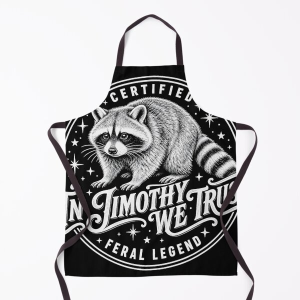 Item preview, Certified In Timothy We Trust Feral Legend Raccoon Wildlife designed and sold by Hugosploosh.