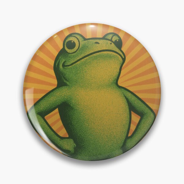 Item preview, Retro Pop Art Poster | Stand Tall Patriotic Frog | Bold American Flag Illustration | Vintage USA Freedom Wall Art designed and sold by PaintedPixels01.