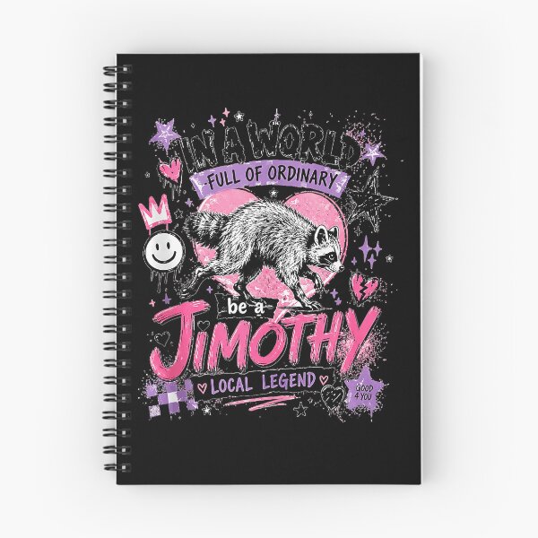 Item preview, In A World Full Of Ordinary Be A Jimothy Local Legend Raccoon Personalized Name Gift designed and sold by Hugosploosh.