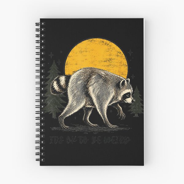 Item preview, It's Ok To Be Weird Raccoon Unique Individual Self Acceptance designed and sold by Hugosploosh.
