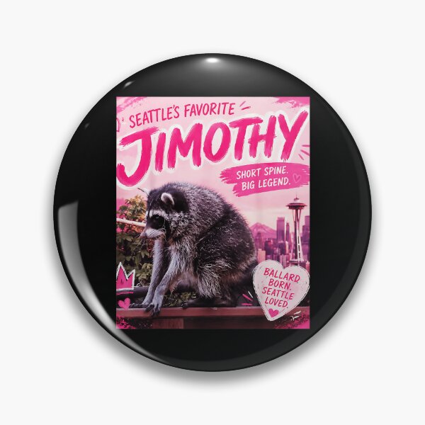 Item preview, Seattle's Favorite Jimothy Raccoon Short Spine Big Legend Ballard Born Seattle Loved Local Icon designed and sold by Hugosploosh.