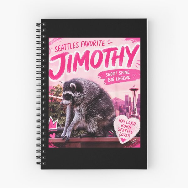 Item preview, Seattle's Favorite Jimothy Raccoon Short Spine Big Legend Ballard Born Seattle Loved Local Icon designed and sold by Hugosploosh.