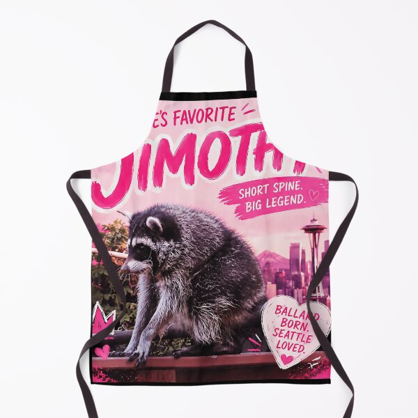 Item preview, Seattle's Favorite Jimothy Raccoon Short Spine Big Legend Ballard Born Seattle Loved Local Icon designed and sold by Hugosploosh.