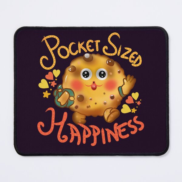Item preview, Pocket Sized Happiness Cute Kawaii Cookie Mascot | Happy Cookie Cartoon | Sweet Snack Lover Gift designed and sold by HopeAndHustle.