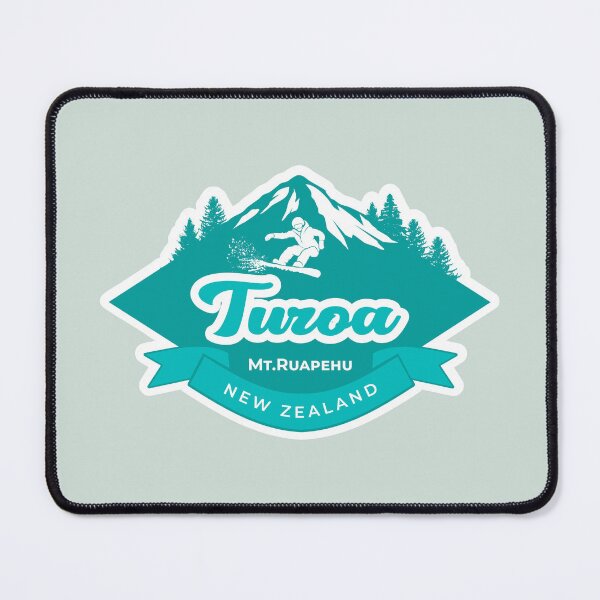 Item preview, Turoa Ski field in Green designed and sold by MY NEW ZEALAND.