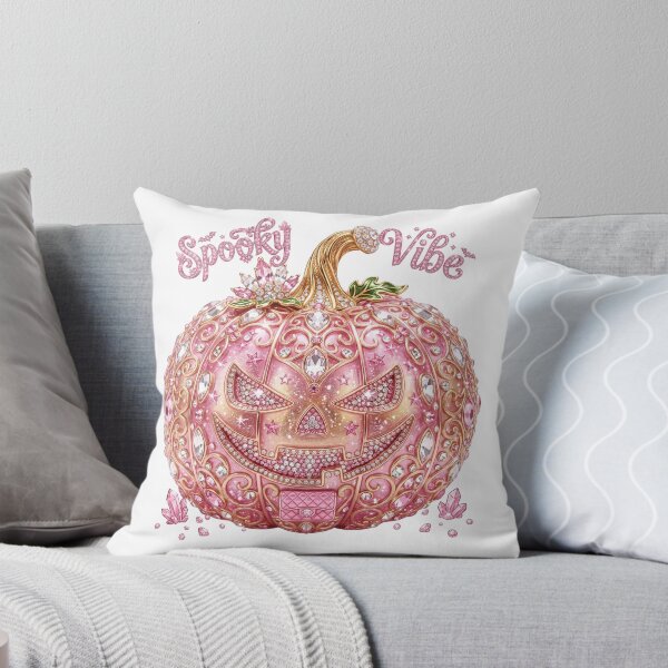 Item preview, Pink Jeweled Pumpkin Spooky Vibe Glam Halloween designed and sold by BreezifyDesignStudio.