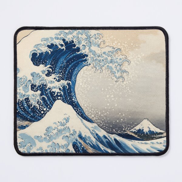 Item preview, Eternal Japanese Wave – Sea and Nature Design designed and sold by roma252.
