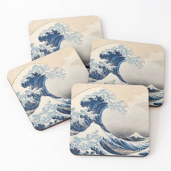Item preview, Eternal Japanese Wave – Sea and Nature Design designed and sold by roma252.