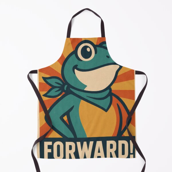 Item preview, Forward Patriotic Frog | Bold American Flag Illustration | Vintage USA Americana Wall Art designed and sold by PaintedPixels01.