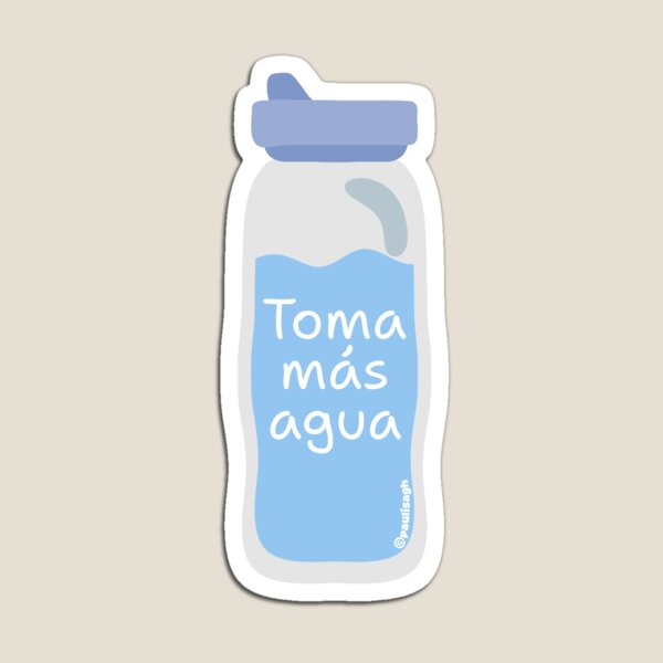 Item preview, Toma más agua sticker designed and sold by DesignPMG.