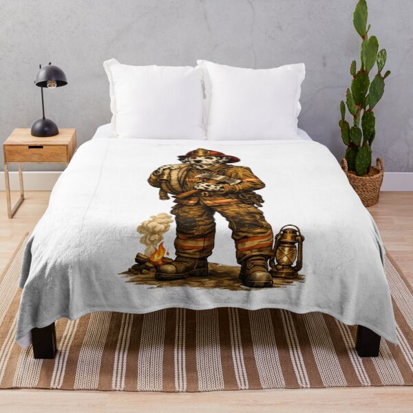 Item preview, Vintage Dalmatian firefighter designed and sold by Daily Quirk.
