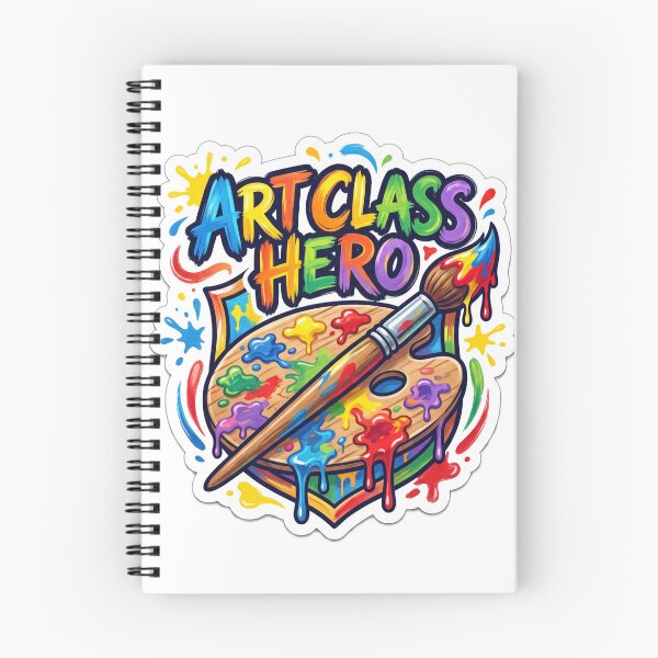 Item preview, Art Class Hero Cute Artist & Art Teacher Gift | Creative School Vinyl Decal designed and sold by MR4me.