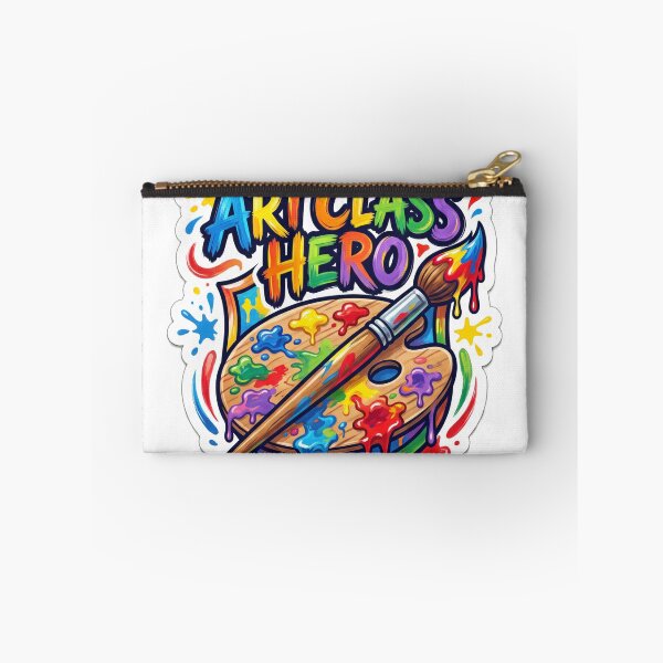 Item preview, Art Class Hero Cute Artist & Art Teacher Gift | Creative School Vinyl Decal designed and sold by MR4me.