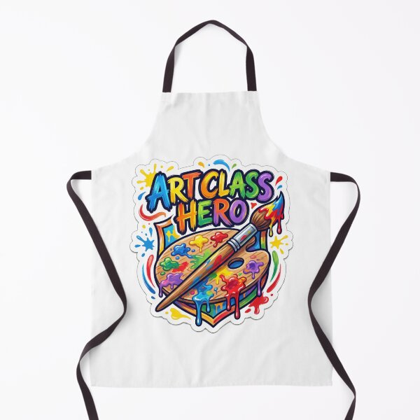 Item preview, Art Class Hero Cute Artist & Art Teacher Gift | Creative School Vinyl Decal designed and sold by MR4me.