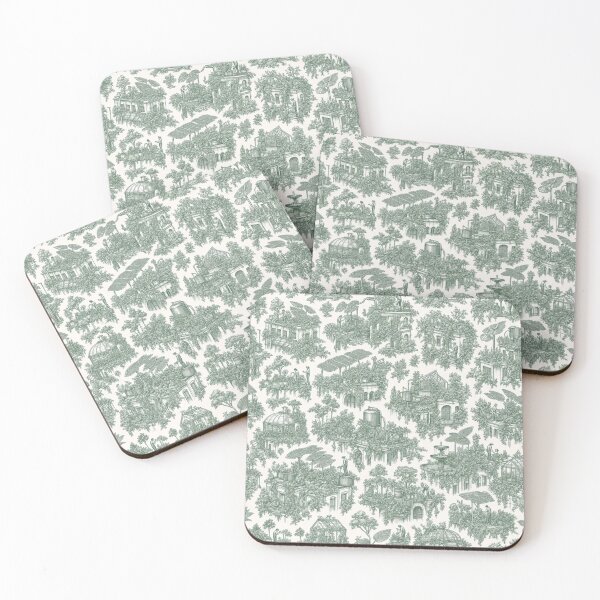 Item preview, Solarpunk Rooftop Community Garden Overgrown Green Future Hopepunk Utopia Toile designed and sold by StickyGuys.
