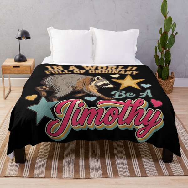 Item preview, In A World Full Of Ordinary Be A Timothy Raccoon Personalized Name Gift designed and sold by Hugosploosh.