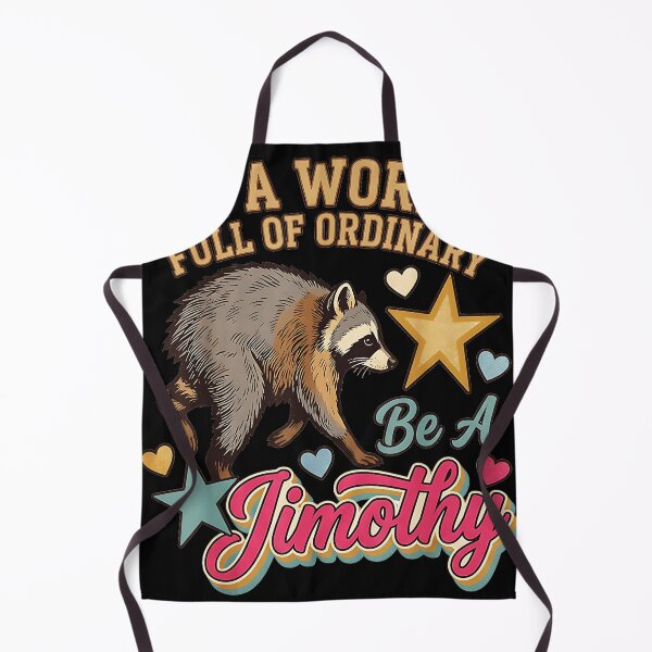 Item preview, In A World Full Of Ordinary Be A Timothy Raccoon Personalized Name Gift designed and sold by Hugosploosh.