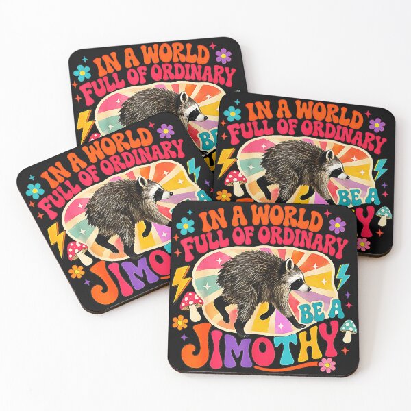 Item preview, In A World Full Of Ordinary Be A Jimothy Raccoon Individuality Unique Humor designed and sold by Hugosploosh.