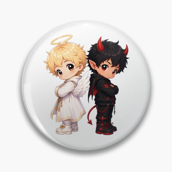Item preview, Kawaii Angel and Demon designed and sold by Lolilas.