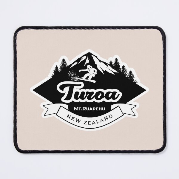 Item preview, Turoa Ski field in Black designed and sold by MY NEW ZEALAND.