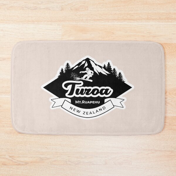 Item preview, Turoa Ski field in Black designed and sold by MY NEW ZEALAND.