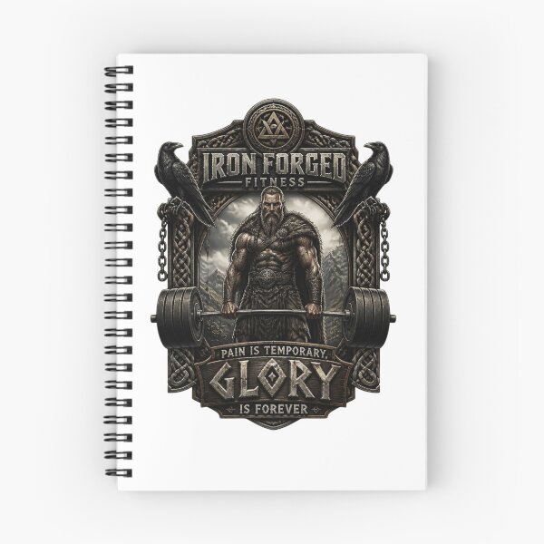 Item preview, Iron Forged Fitness- forged for workout warriors Glory designed and sold by Ehicks7.