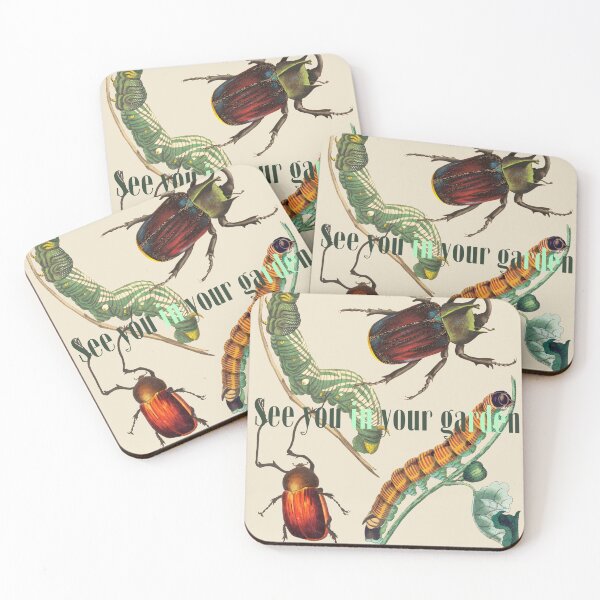 Item preview, Garden guests designed and sold by poppy-seed-art.