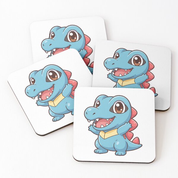 Item preview, Torotodile Cute Blue Baby Dino designed and sold by mackartist.
