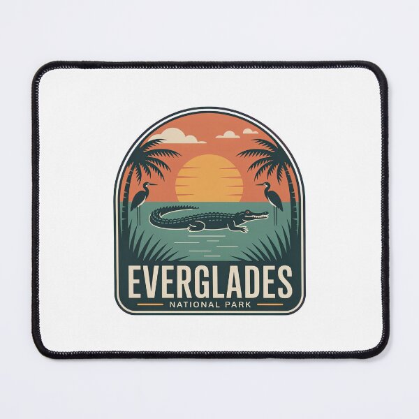 Item preview, Everglades National Park Vintage Travel Badge designed and sold by Teelogic.