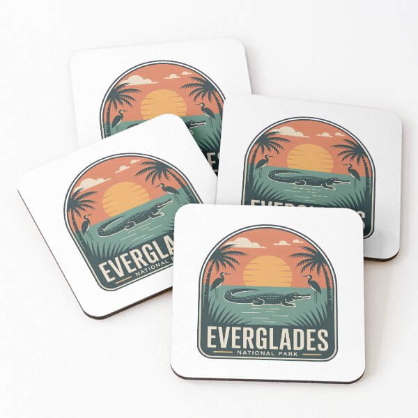 Item preview, Everglades National Park Vintage Travel Badge designed and sold by Teelogic.