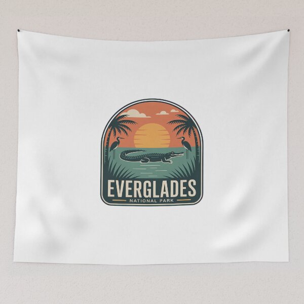 Item preview, Everglades National Park Vintage Travel Badge designed and sold by Teelogic.